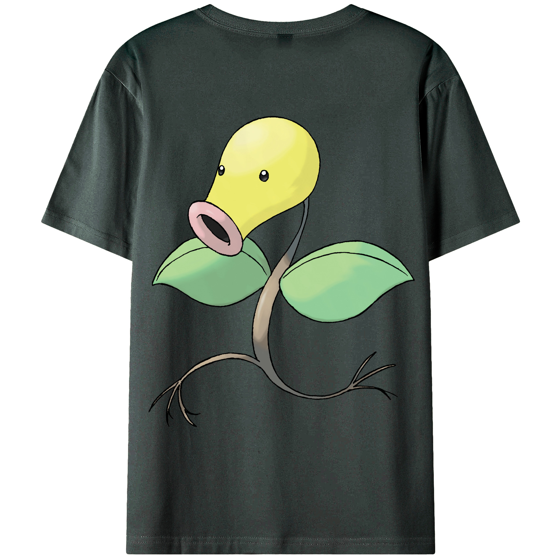 （画像用） ポケットモンスター Pokémon 綿100％ メンズ半袖Tシャツ（バックプリント） 通気性